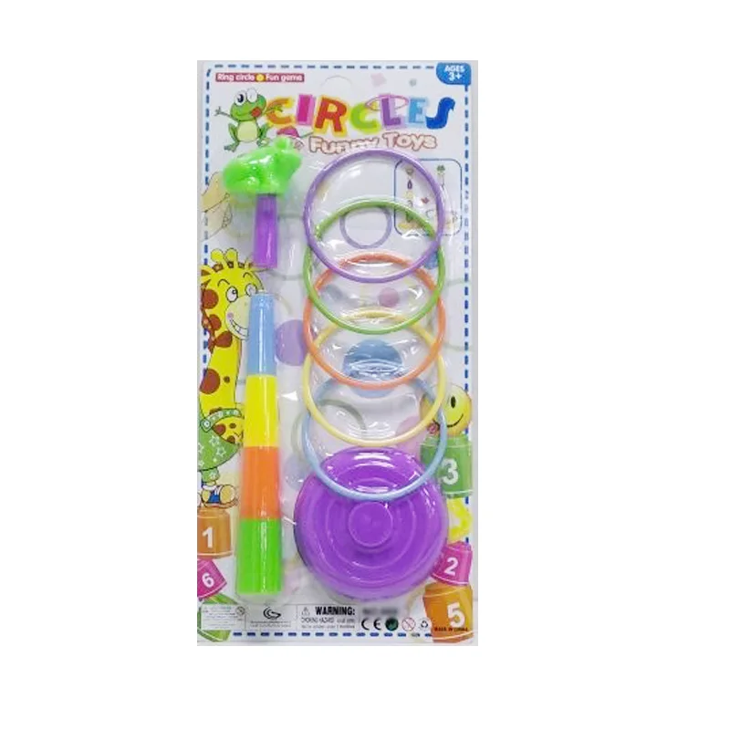 

Creative Jenga Throw the Circle Toy Large Size Parent And Child Throwing Ring Children Pressure Reduction Toy Stall Hot Selling