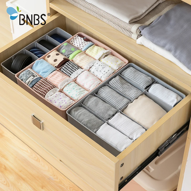 BNBS шкаф нижнее белье Органайзер для хранения бюстгальтера Одежда коробки пластиковые разделители для ящиков гардероб организации разделители для хранения