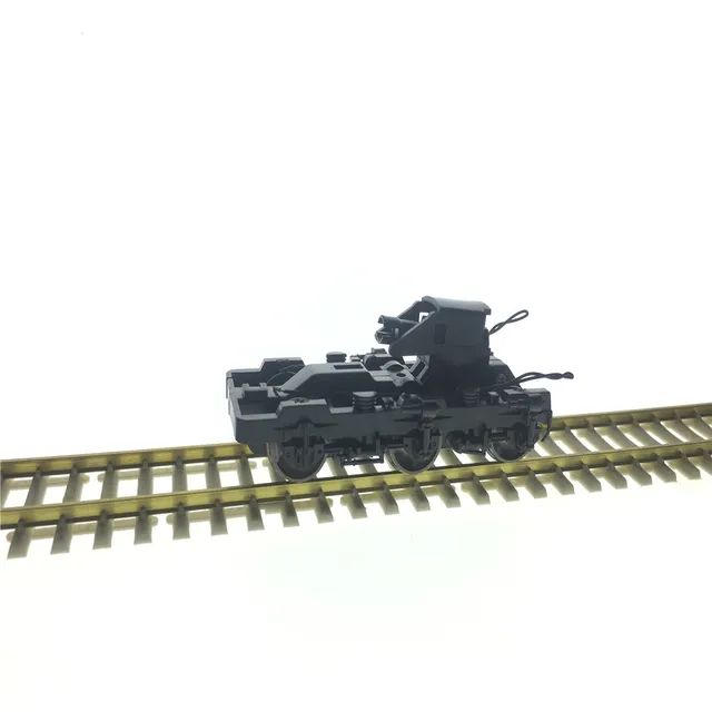 2pcs HO Train Model Accessories Scale 1:87 Electric  Chassis Bogies Model Building Kits