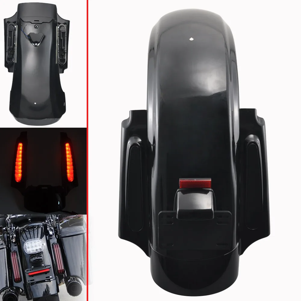 Motorcycle Rear Fender System LED Tail Light For 09-13 Harley Touring CVO Street Road Electra Ultra Glide FLHX FLHR FLTRX FLHTC Motorcycle Rear Fender System LED Tail Light For 09-13 Harley Touring CVO Street Road Electra Ultra Glide FLHX FLHR FLTRX FLHTC
