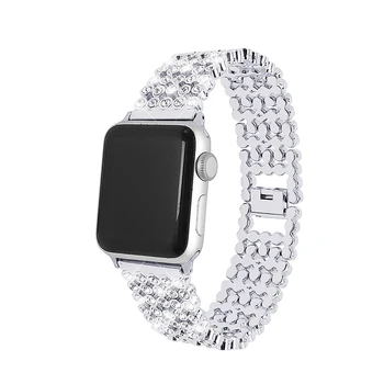 

Luxury diamond Strap For Apple Watch Bracelet Stainless Steel band 4 3 42mm 38mm Bracelet for iwatch series 4 3 44mm 40mm