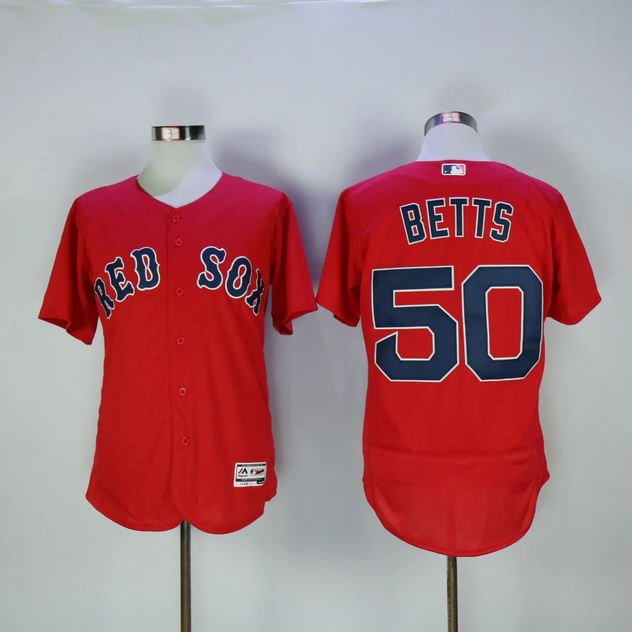 Мужские ботинки Boston Mookie Betts Xander Bogaerts J.D. Martinez Andrew Benintendi Chris Sale Jackie Bradley Flex& Cool Base Jersey - Цвет: Синий