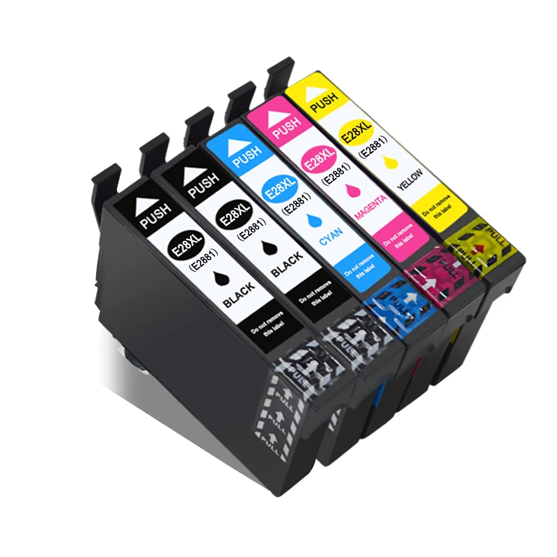 T28XL T2881 T2882 T2883 T2884 совместимый чернильный картридж для принтера Epson Expression Home XP430 XP330 XP434 XP440 принтеры - Цвет: 1 set and 1 Bk
