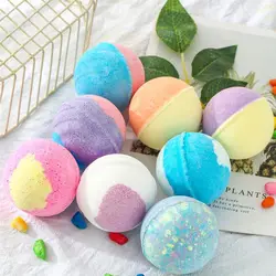 Organic Aromatherapy Moisturizing Body Cleaner Sea Salt Ball Body Essential Oil Explosion Bubble Bath Bombs Ball