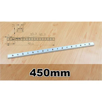 

450mm T-track T-slot Miter Track Jig Fixture Woodworking Tool For Router Table