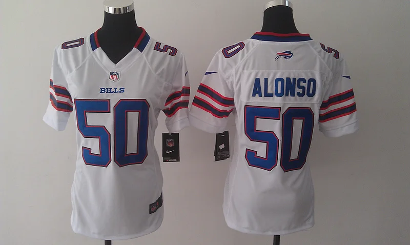 Женщины Леди Все сшитые Buffalo s#14 Sammy Watkins#5 Tyrod Taylor#25 LeSean McCOY#90 Shap Lawson#12 Jim Kelly Jersey - Цвет: Оранжевый