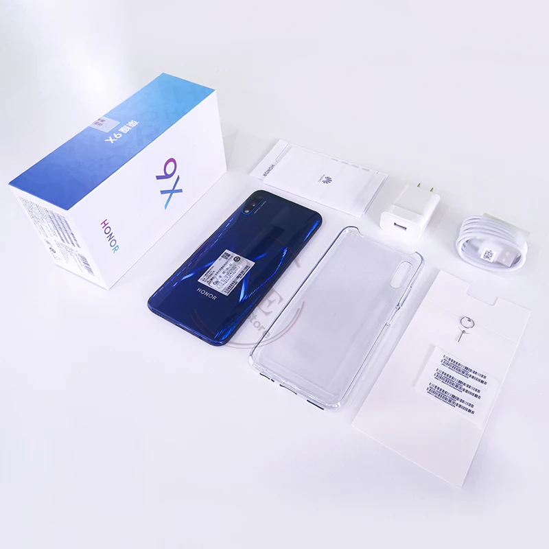 Honor 9X Global rom 4 Гб 64 128 ГБ 48MP две камеры 4000 мАч GPU Kirin 810 Восьмиядерный 6 59 дюймовый