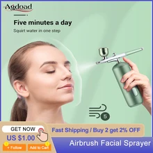 

Facial Airbrush Sprayer Water Oxygen Machine Nano Fog Spray Moisturizing Face Spa Beauty Apparatus Skin Rejuvenation Care