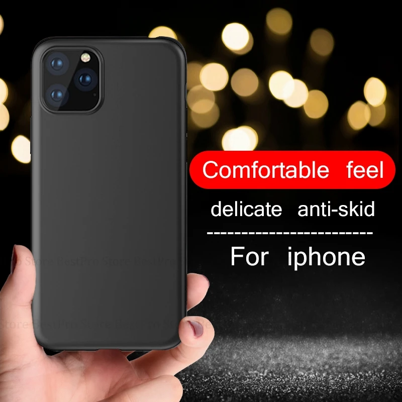 Силиконовый чехол для iPhone 11 Pro на iPhone 11 Pro Max чехол для телефона чехол для iPhone XR XS MAX 11 Pro Max 11 6,5 6,1 5,8 ''
