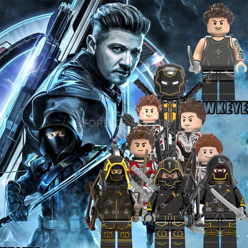 

Building Blocks Hawkeye Avengers Endgame IronMan Thanos Hulk AntMan Thor Figure Captain America Marvel Movie Technic Blocks Toys