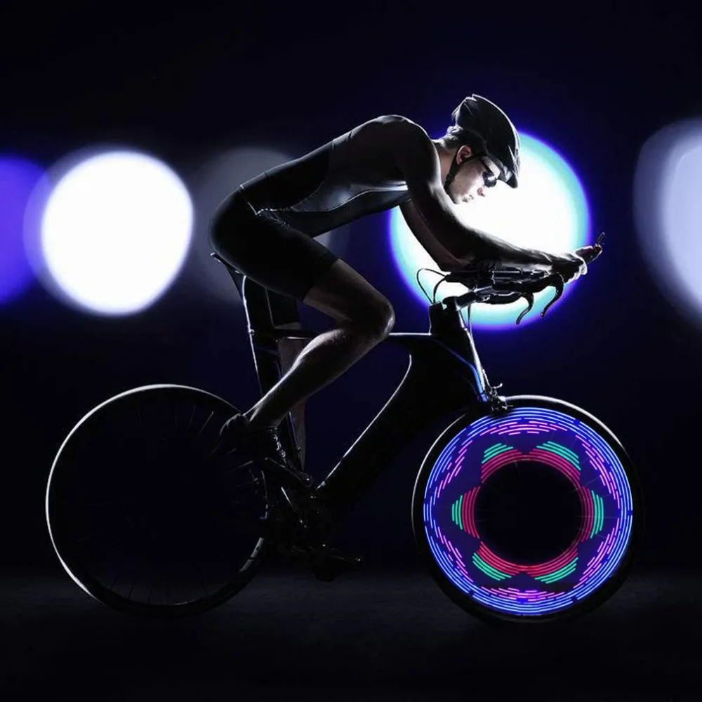 32LED 42 изменение модели велосипедный светильник на колесо велосипеда ночной велосипед Шина спиц светильник с переключателем Аксессуары для велосипеда Прямая поставка