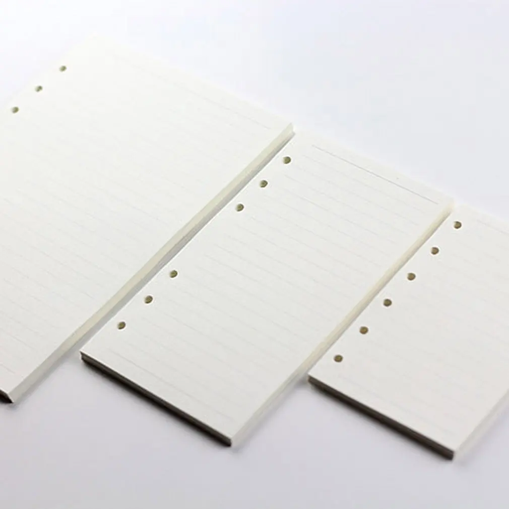 6-Hole, вкладыши с листьями, бумажные блокноты, заправки внутри блокнота, Core A5/A6/A7