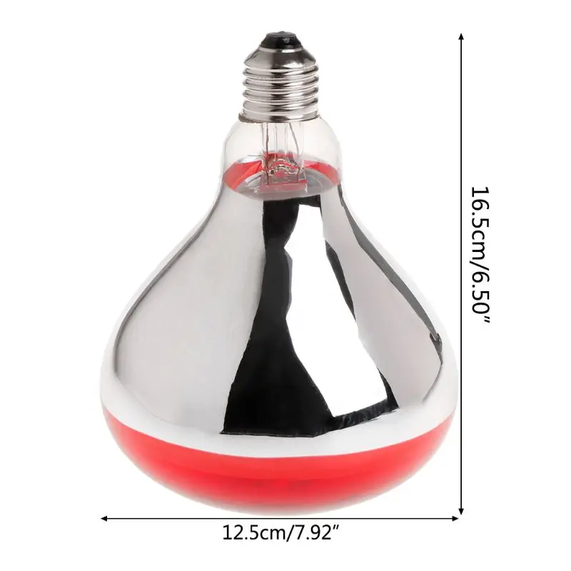 1 pcs 220V 100/150/200/250W Ceramic Heat Insulation Lamp Reptile Hedgehog Parrot Lizard Farm Animal Feeding Cages