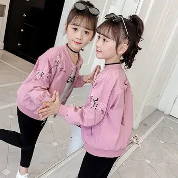 

Girl's Coat Spring and Autumn 2020 New Style 6 Western Style Big Children 8 Children's Spring 10-Year-Old Jacket Top Girl