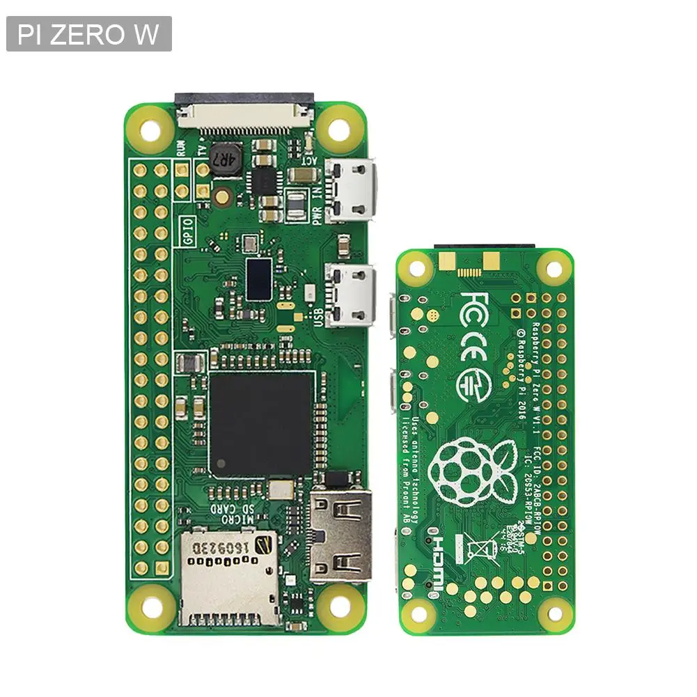 Для Raspberry Pi Zero W PI Zero 1,3 комплект USB удлинитель Беспроводная плата 1 ГГц 512 М ram слот Micro-SD Mini HDMI блок питания Micro USB