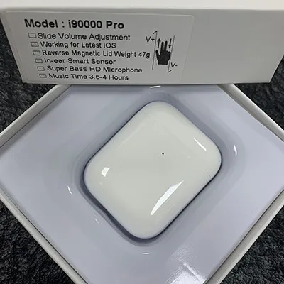 i90000pro-tws I90000Pro TWS Arie 2 беспроводные наушники 8D Super Bass Bluetooth 5,0, раздвижные наушники с регулировкой громкости, наушники PK i5000 i9000tws - Цвет: i90000pro-tws