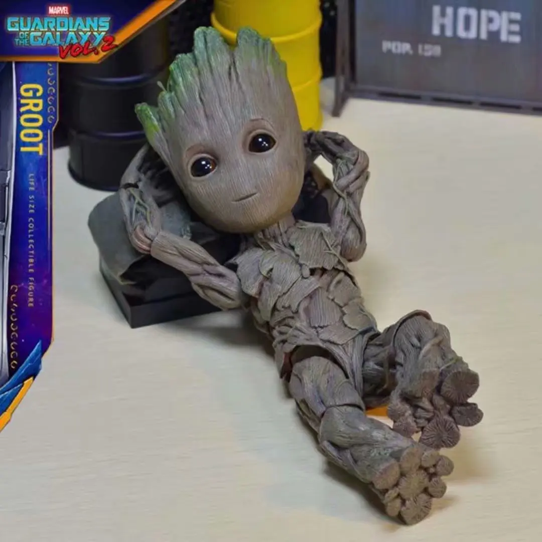 Аниме игрушка Galaxy Guard маленькое Дерево Модель HT1: 1 Грут мобильный в коробке