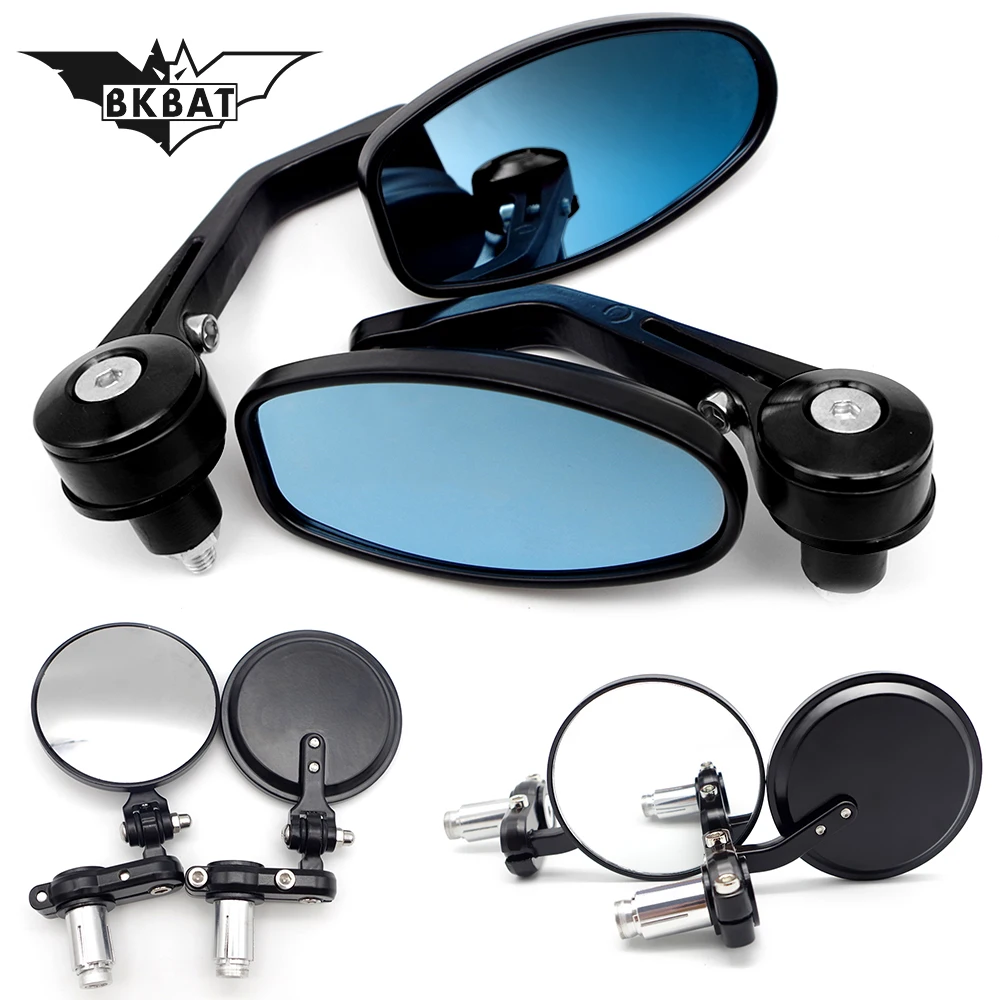 Зеркало мотоцикла алюминий 22 мм Руль конец боковое зеркало для xadv honda suzuki burgman yamaha