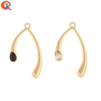 

Cordial Design 100Pcs 18*33MM Jewelry Accessories/Rhinestone Charms/Hand Made/DIY Parts/Jewelry Making/Pendant/Earring Findings