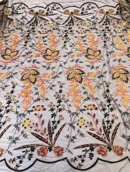 

beautiful Jolin-56.6836 Nigerian fabric for party dress new African embroidered lace fabric