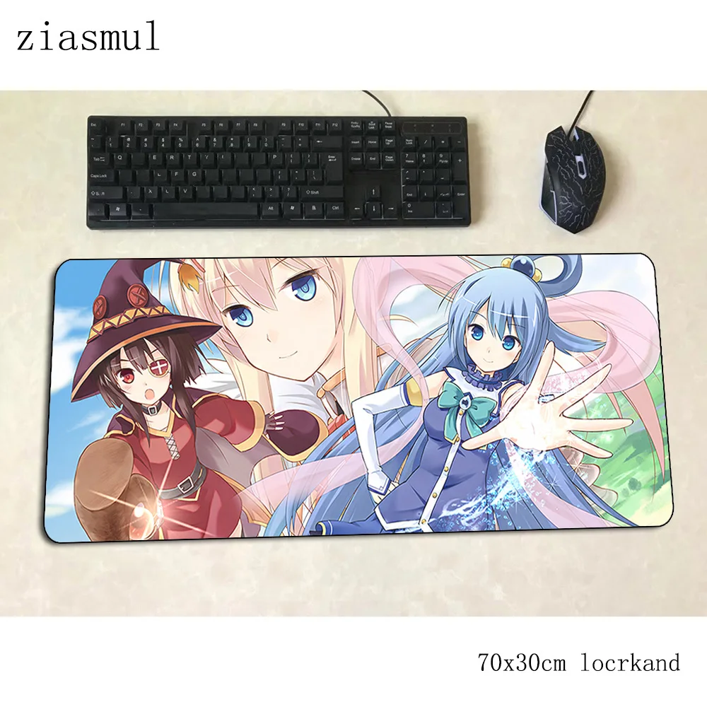  megumin mouse pad anime Computer mat 700x300x3mm gaming mousepad large thickness padmouse keyboard 