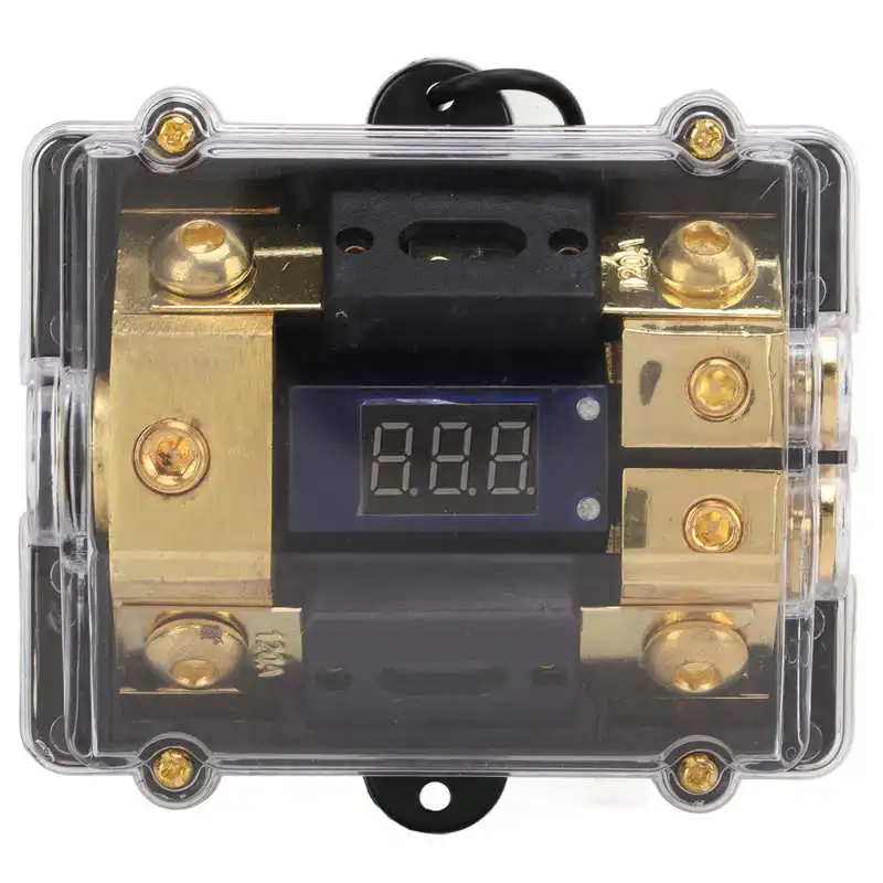 Distribution Fuse Block Power Ground Distributor 1 In 2 Out For Car