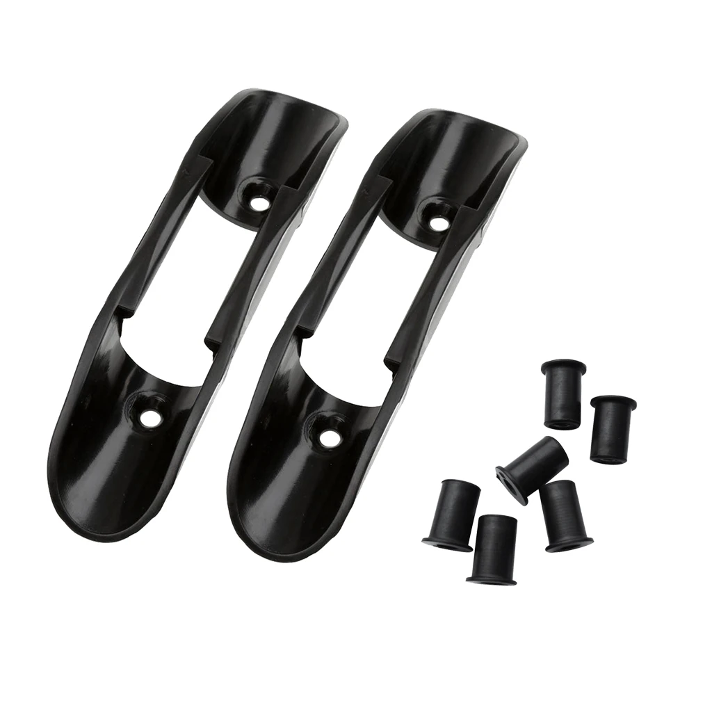 8 Pieces / Set Paddle Clip Holder with Rubber Well Nuts Kayak Canoe Boat Dinghy Accessories - Durable & Lightweight
