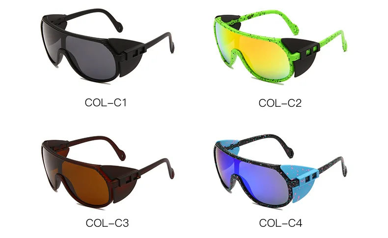 blue light blocking reading glasses Cycling Sunglasses with Side Shield PC Frame Eye Protection Sun Glasses Outdoor Sports Skiing UV400 Eyewear anti blue light glasses