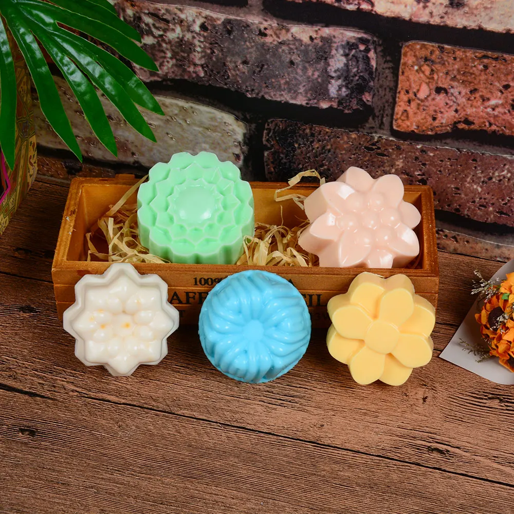 

SJ 3D DIY Silicone Mold Soap Forms With Flowers Making Tool Handmade Wedding,Non-Stick Safe&Non-Toxic
