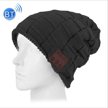 

Hot 3C-Insert TF/SD Card Slot Wireless Bluetooth V4.2 Beanie Plus Velvet Hat Headset Speaker Mic Hand-Free Music Mp3 Magic Smart