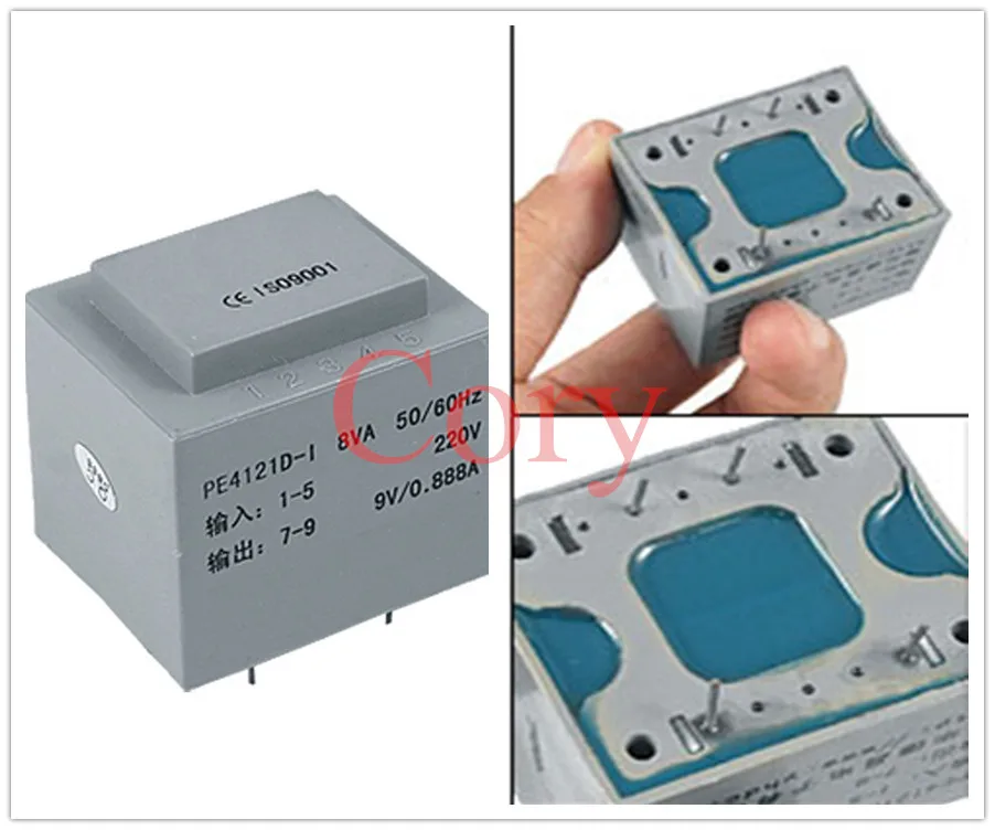 

1PCS PE4121D-I Short Circuit Proof Safety PCB Transformer
