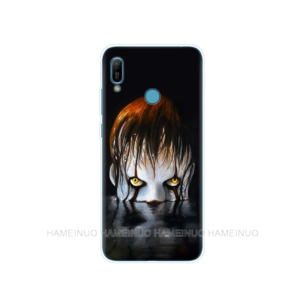 Силиконовый чехол для телефона huawei Y5 Y6 Y7 Y9 PRO PRIME honor 8s 8a 20 LITE PRO 10i view 20 V20 coque The Clown Horror IT