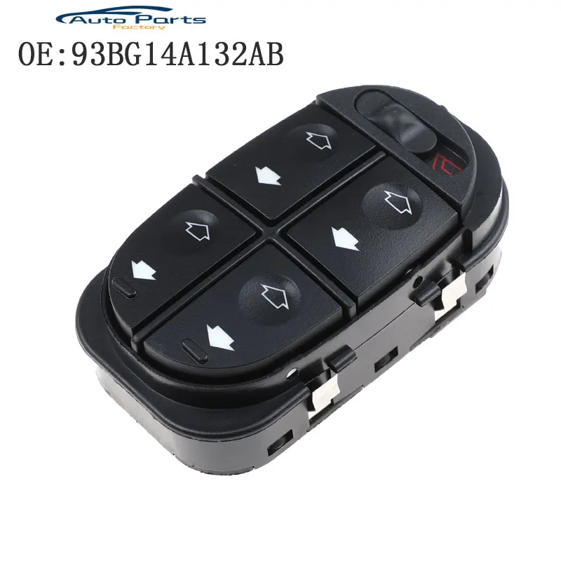 Левый главный переключатель стеклоподъемника для Ford Mondeo MK1-MK2 1993 до 2000 93BG-14A132-AB 93BG14A132AB
