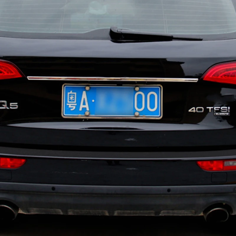 Carманго для Audi Q5 B8 B9 2012- автомобильный Стайлинг задняя дверь отделка багажника Накладка рамка наклейка хром внешние аксессуары