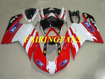 

Injection Fairings bodywork for DUCATI 848 1098 1198 08 09 10 11 12 ducati 1098 1198 2008 2009 2012 Red Fairing kit+gifts DC15