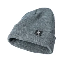 1 шт., новинка, классические шапки-бини с манжетами, унисекс, зимние теплые вязаные шапки, мягкая громоздкая шапочка, шапка, зимняя Лыжная шапка, мешковатая шапка Skullcap