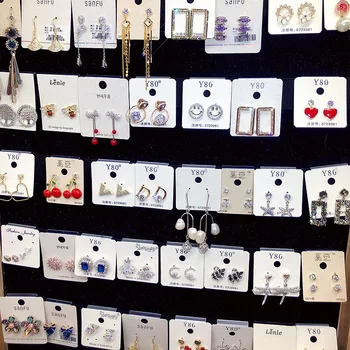 

30 Paris/lot fashion classical mix random style alloy women earring lot jewelry wholesale 201108-110