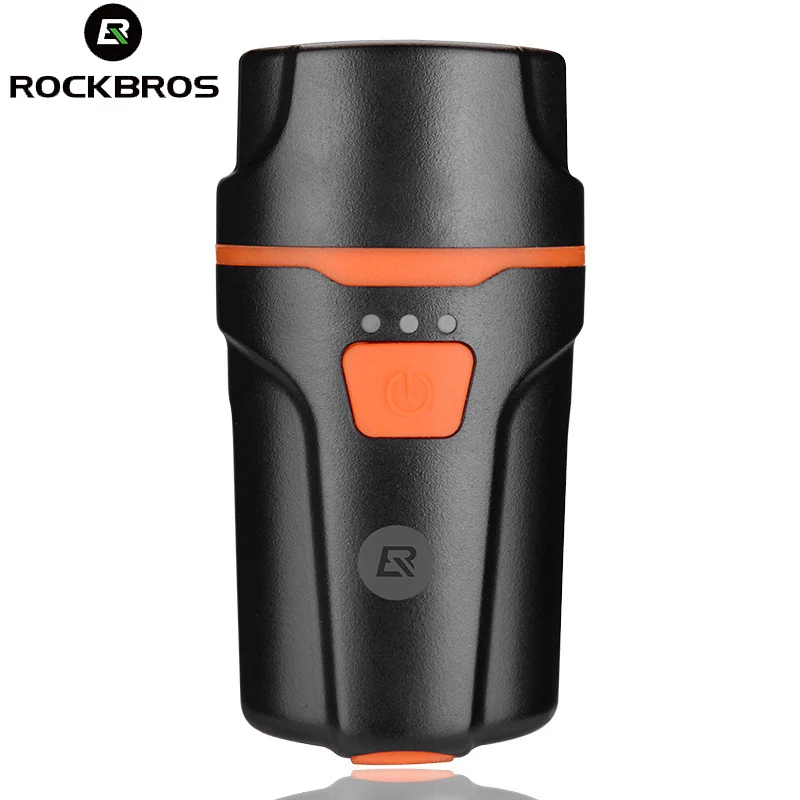 ROCKBROS велосипедный светильник USB Перезаряжаемый велосипедный головной светильник светодиодный велосипедный флэш-светильник водонепроницаемый велосипедный передний светильник USB светодиодный