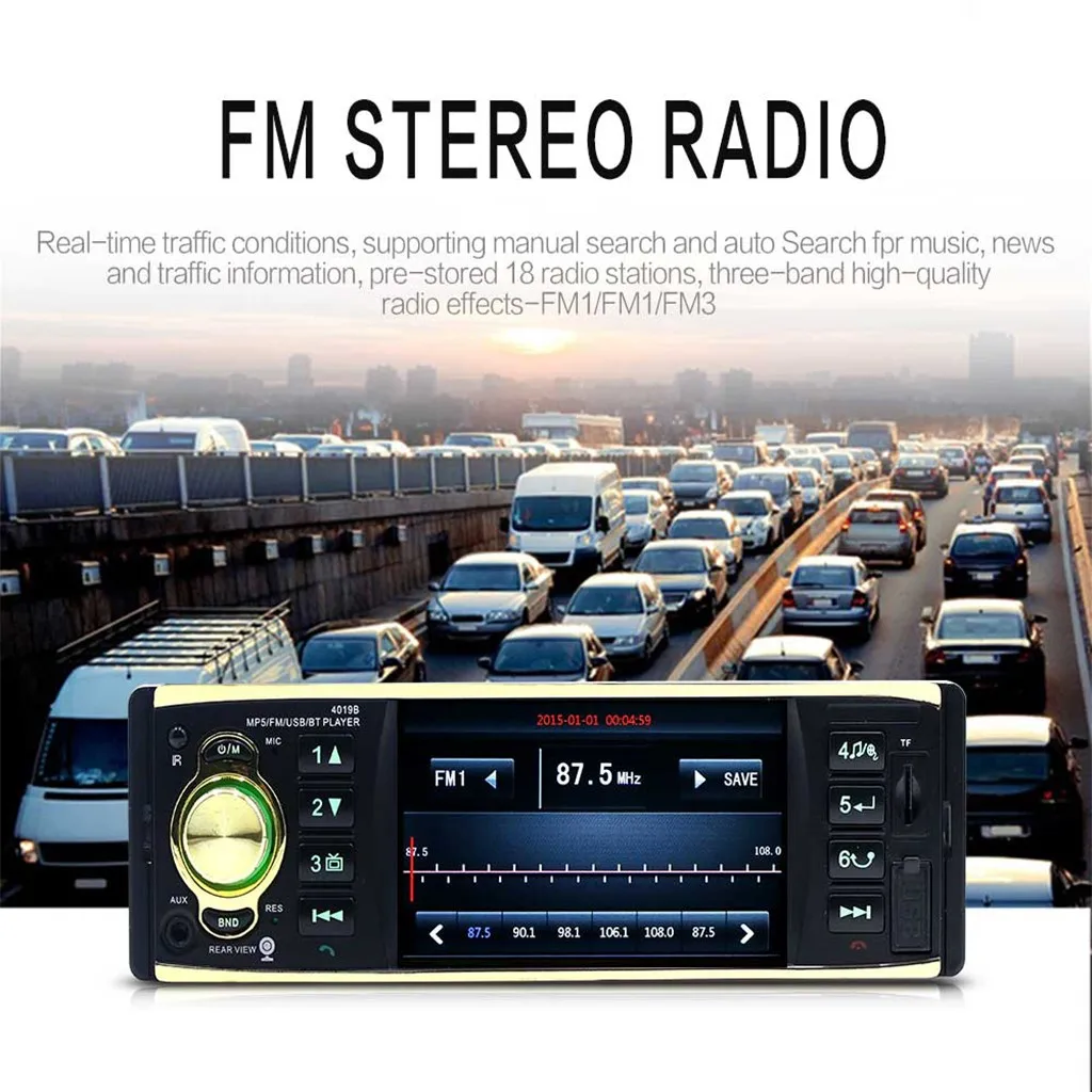 SWM-4019B автомобильный MP5 плеер BT Hands-Free Реверсивный приоритет Автомобильный MP3 карта FM карта U диск BT Реверсивный автомобиль заднего вида Bluetooth# N