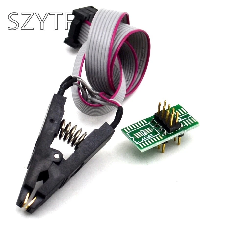 24CXX in-circuit programming 25CXX New SOIC8 SOP8 Test Clip For EEPROM 93CXX 24CXX in-circuit programming 25CXX New SOIC8 SOP8 Test Clip For EEPROM 93CXX