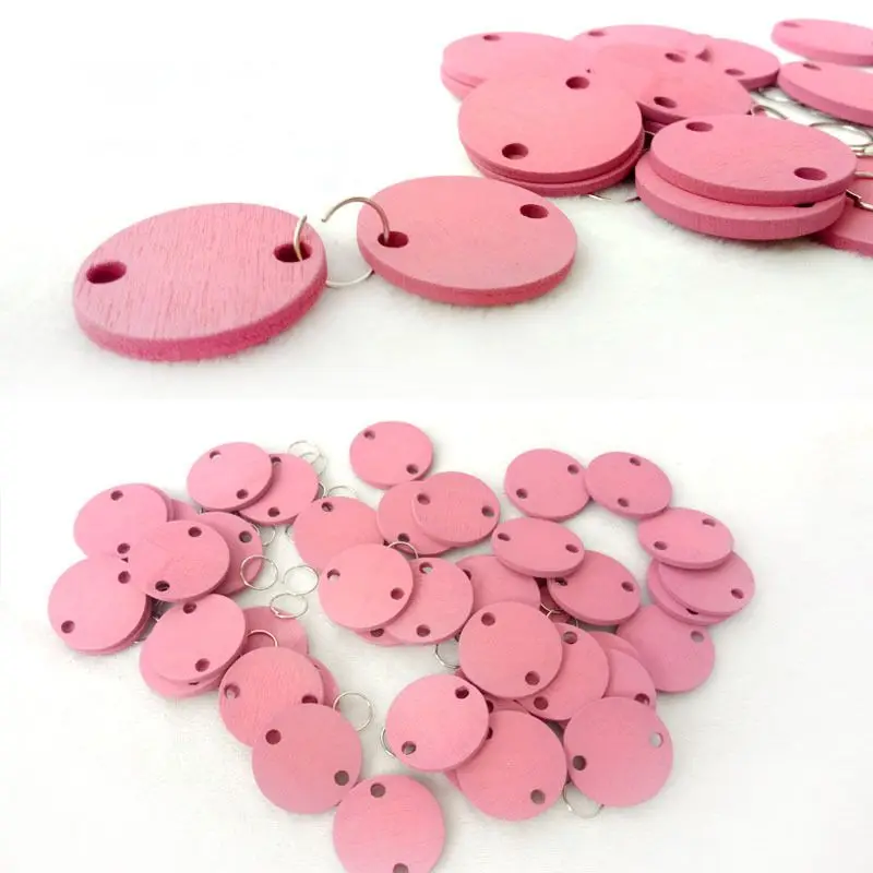 Household DIY Wooden Reminder Pink Calendar Special Dates Planner Board Decoration For Door Wall Hanging Decoration Accessories