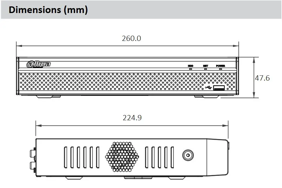 Dahua 4ch 8ch NVR NVR2104HS-4KS2 NVR2108HS-4KS2 4K H.265 HDMI/VGA одновременный видеовыход 8MP сетевой видеорегистратор