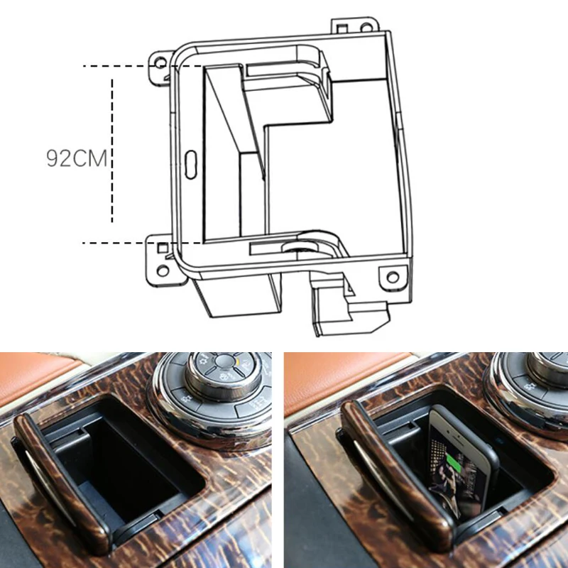 Автомобильное беспроводное зарядное устройство центральная консоль модифицированная для Nissan Patrol Armada Y62 аксессуары
