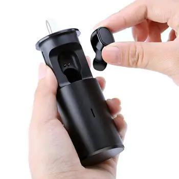 

New Mini Waterproof Wireless Bluetoothv4.2 Headset Invisible Earbuds Tws Sports Headset Wireless Single Earpiece Charge Case