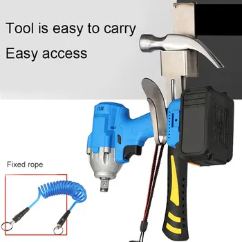 

Electric Drill Strap and Shelf Hook Carpentry Electric Key Hook Hanger or Waist Belt or Alloy Steel Hook Safety Rope Q