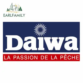 

EARLFAMILY 13cm x 6.8cm For Daiwa Waterproof Decal Bumper Car Stickers Motorcycle Graffiti Anime Occlusion Scratch Decoration
