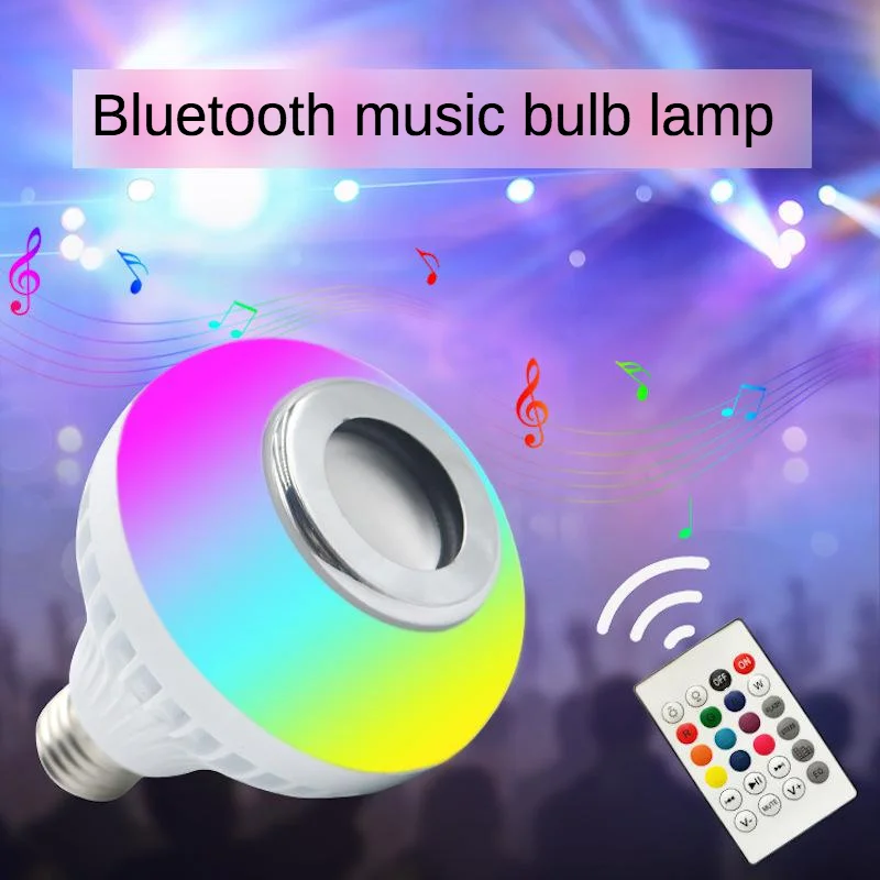 СВЕТОДИОДНЫЙ беспроводной пульт дистанционного управления Bluetooth RGB Изменение Цвета музыки звуковая лампа