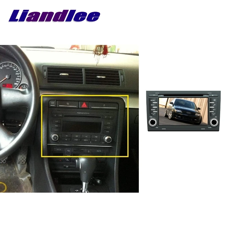 Для AUDI A4 B6 B7 8E 8H 2002~ 2008 LiisLee автомобильный мультимедиа, ТВ DVD gps аудио Hi-Fi радио стиль навигация Расширенный NAVI