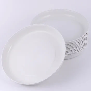 

12 Pcs 24cm Flower Brim Plastic Plate Flowerpot Tray Multi-functional Household Potted Support Rack Potted Base for Home Indoor