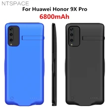 NTSPACE 6800mAh Чехлы для аккумуляторов для huawei Honor 9X Pro резервного питания банк зарядки чехол для huawei Honor 9X корпус питания с держателем